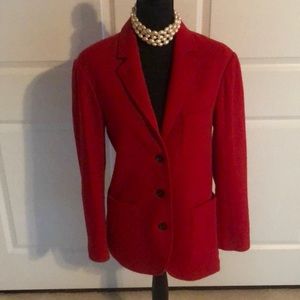 Red wool blend woven Isabel Marant Etoile jacket